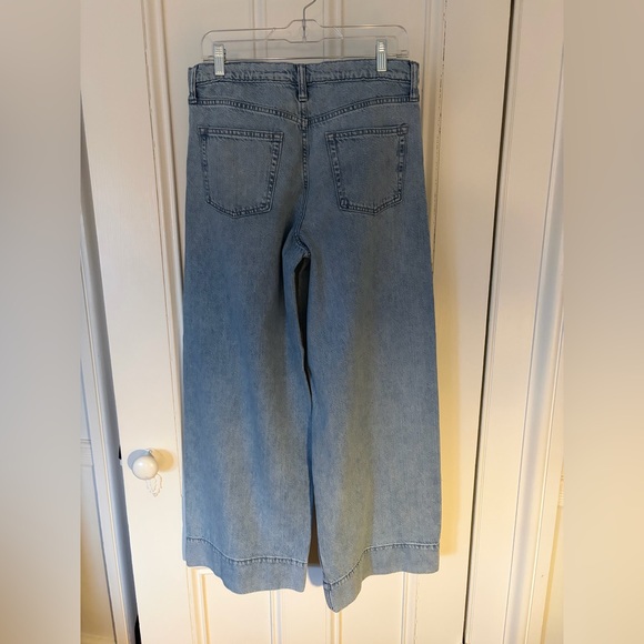 Mid Rise UltraSoft Denim Baggy Trousers - Picture 6 of 9